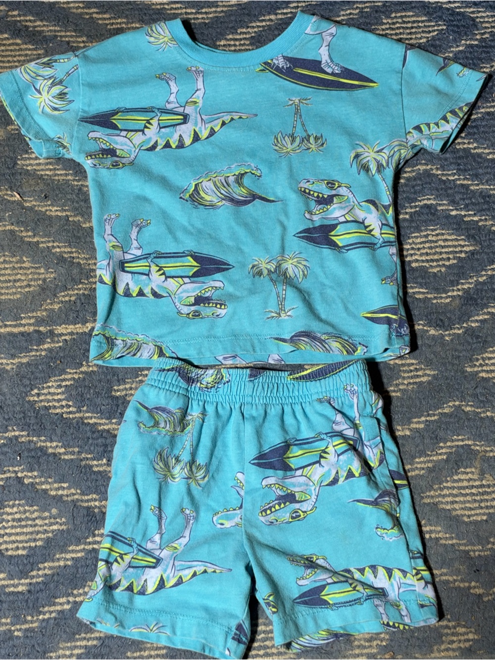 Carter's Teal Fish Print Kids Bottoms